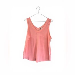 Inspired Hearts Coral Pink V-Neck Tank Top
